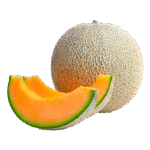 Cantaloupe Melon Fresh Organic Cut