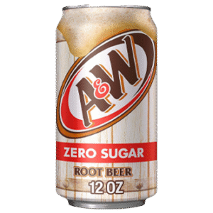 Diet A&W Root Beer, 12 fl oz – 12 Cans pack