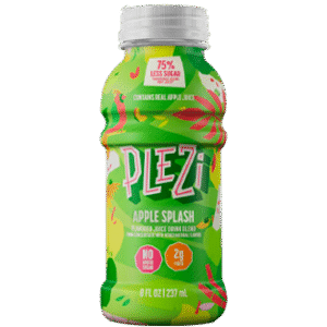 PLEZi Flavored Kids Juice Drink – Apple Splash Fruit Juice Drink Blend