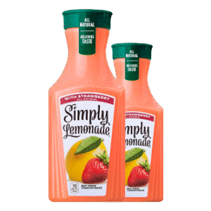Simply Lemonade with Strawberry, 52 Fl Oz Bottle