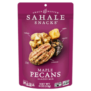Sahale Snacks Maple Pecans Glazed Mix, Gluten-Free Snack, 4-Ounce Bag